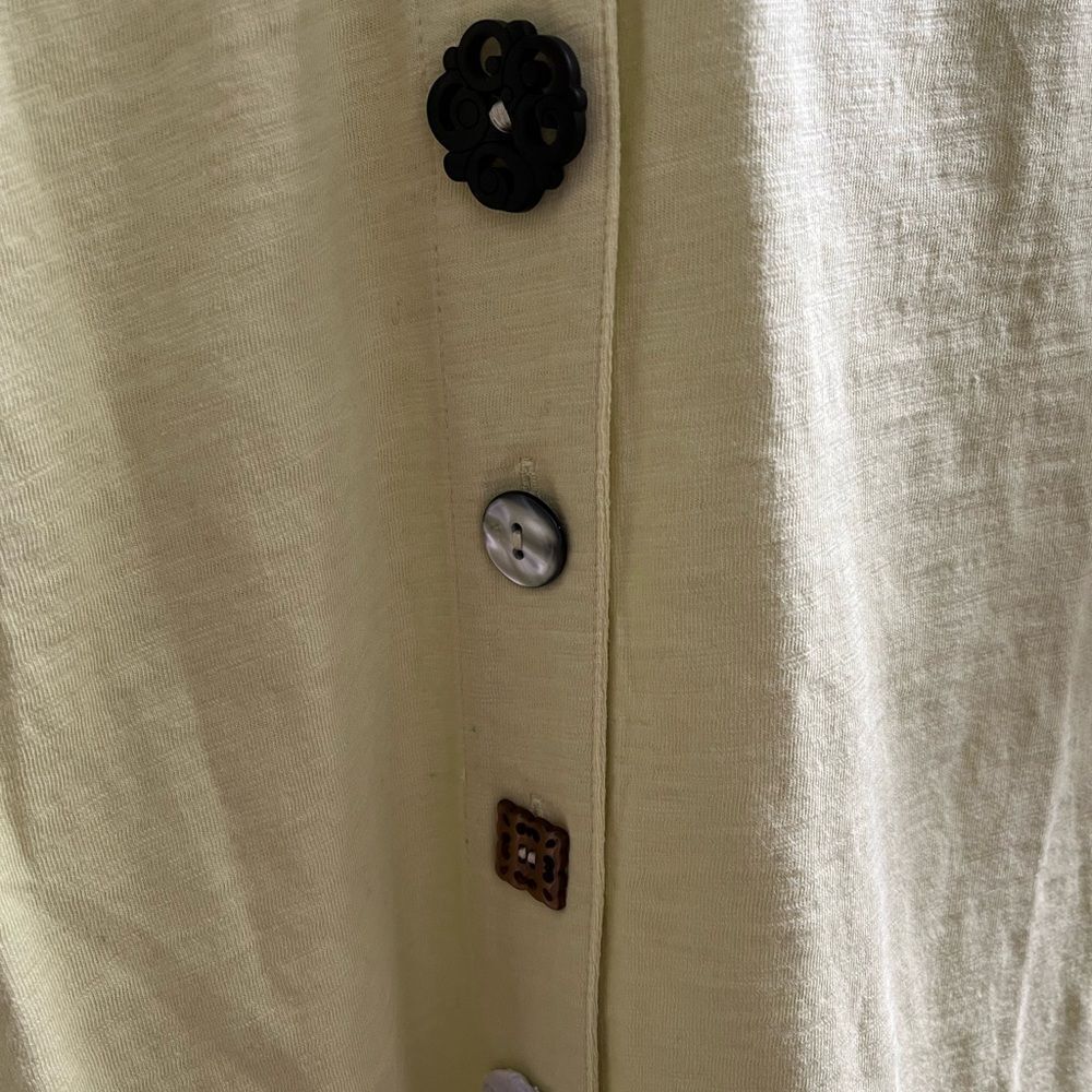 Soft Surroundings Danielle Button Top Tunic Sz M … - image 3